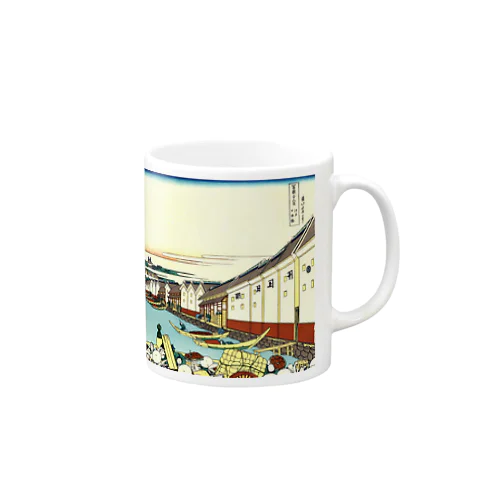 江戸日本橋 / 葛飾北斎 Mug