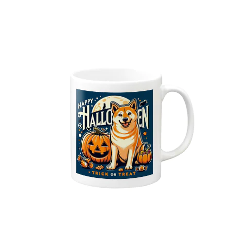 DOG x HALLOWEEN 03🟦(濃色用) Mug
