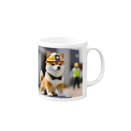 カワイイ犬「doka-dog(ドカドッグ）」シバ Mug