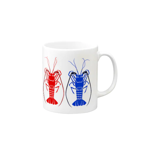 伊勢海老のイラストグッズ Mug