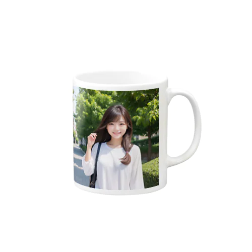 美女の休日 Mug