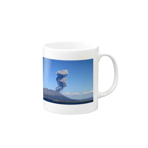 桜島 Mug