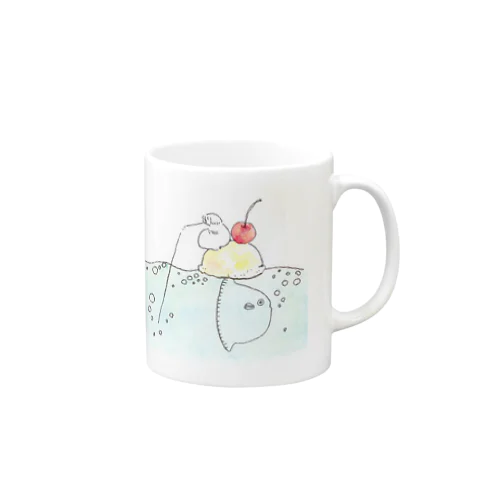 さわやかクリームマンボウ Mug