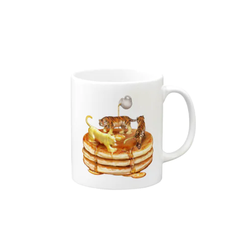 虎とバターとホットケーキ Mug