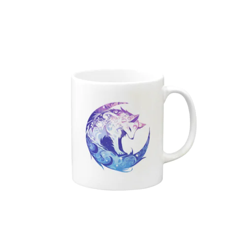 月とキツネ Mug