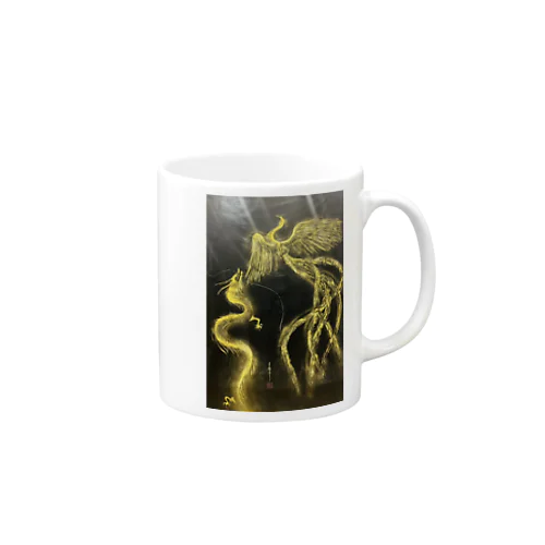 昇龍と鳳凰 Mug