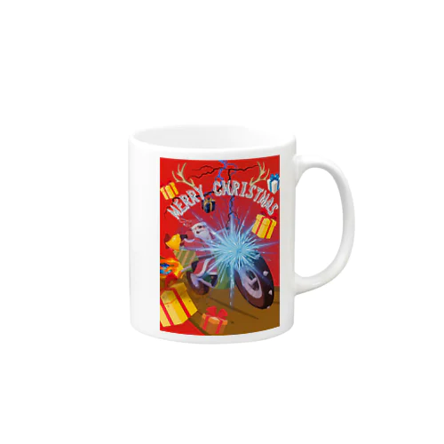おいらのクリスマス　バイク Mug