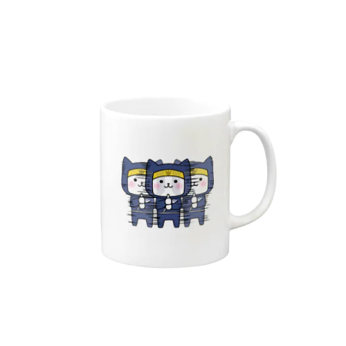 にゃんこ忍者 Mug