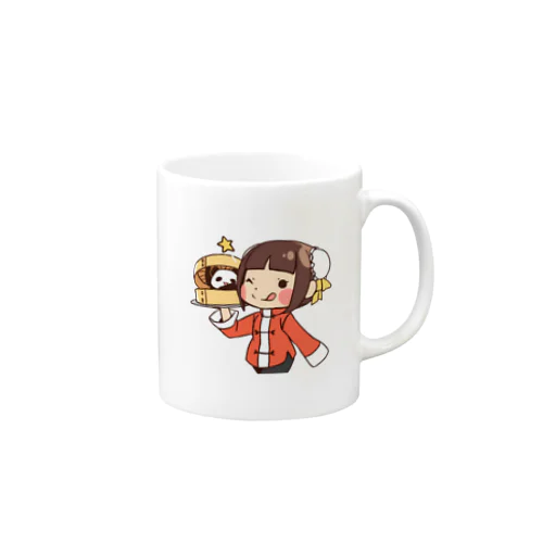 チャイナガール&パンダ Mug