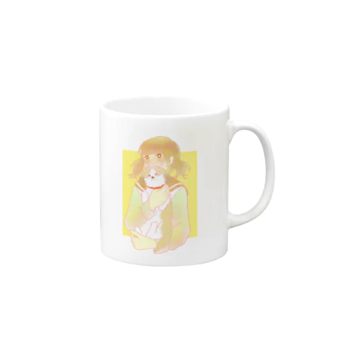 シーズーちゃんと女の子 Mug