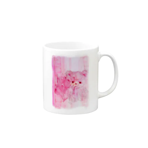ローズちゃん水彩ピンク（マグカップ） Mug
