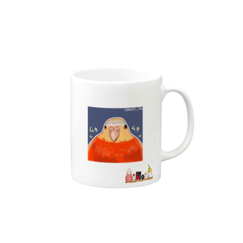 キキョウインコTシャツ Mug