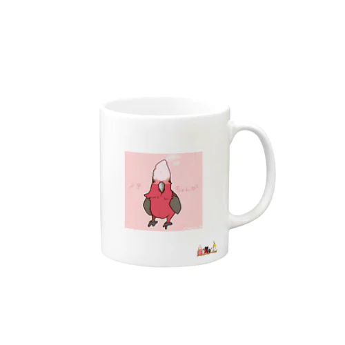 モモイロインコノアちゃんTシャツ Mug
