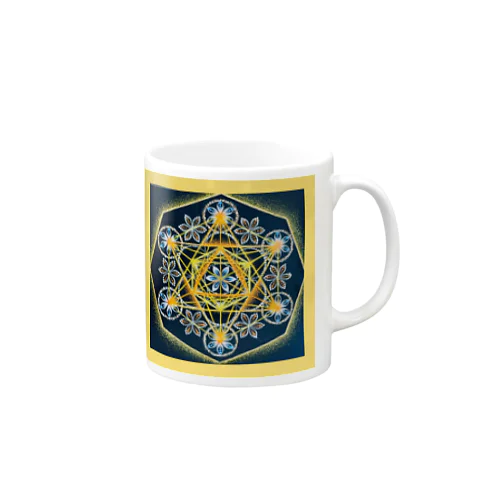 メタトロンフラワー(ゴールド) Mug