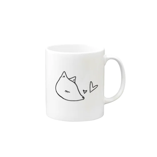 ホワイトバンビ Mug