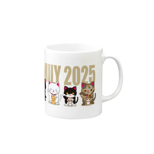 にこねこファミリーマグカップが登場🐱 Mug