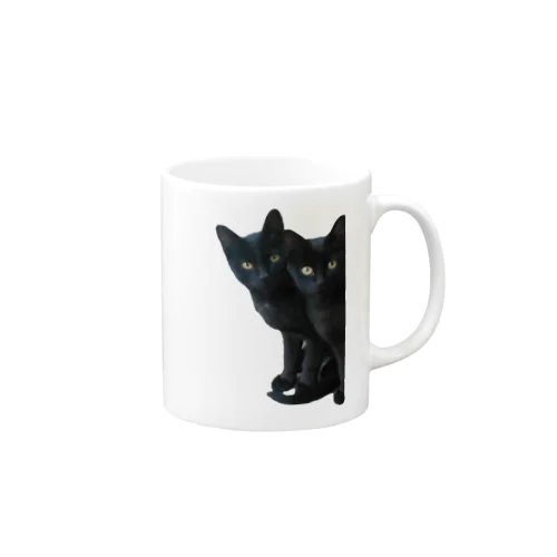 黒猫は見た Mug