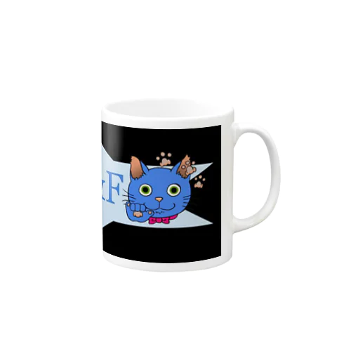 HW&Fの謎QRコード付きデザイン Mug