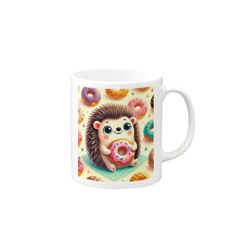 ハリネズミ ドーナツ Mug