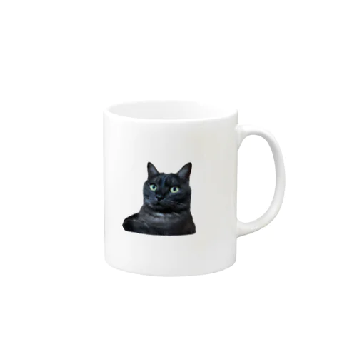 うちのクロ Mug