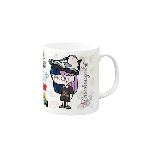 みかみかん×SneakerGirl Mug