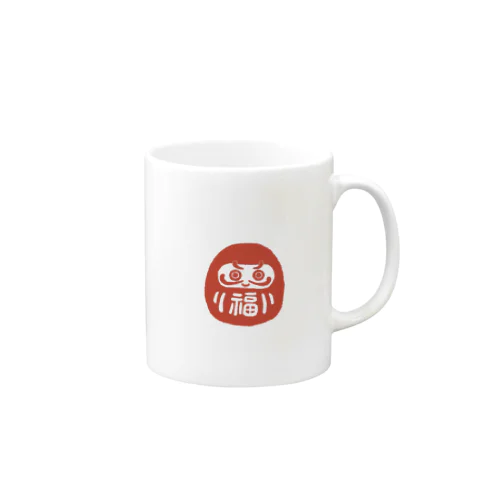 すでに勝ってるダルマ Mug