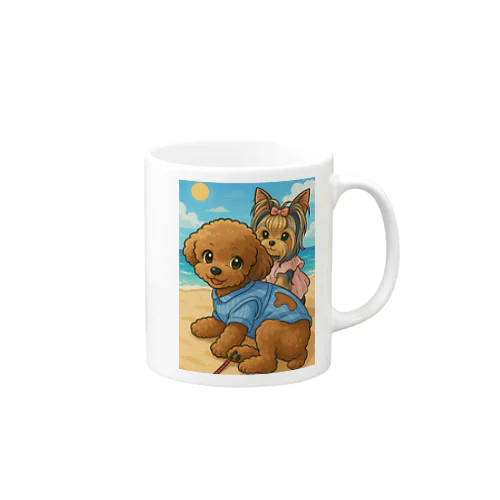 マロンとショコラの休日リゾート Mug