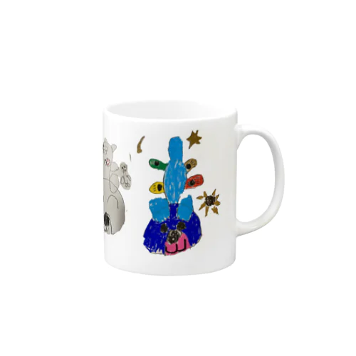 カラフル豆柴 Mug