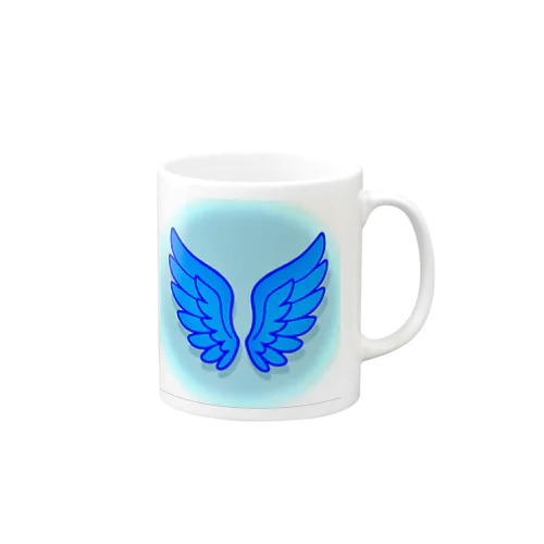 水色の翼 コップ（マグカップ） Mug