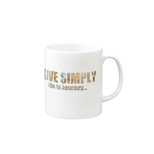 LIVE SIMPLY 머그컵