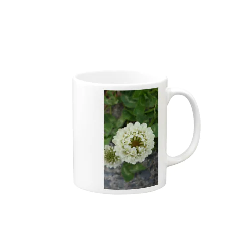 花)白い王冠 Mug