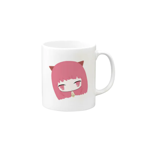 猫耳女の子 Mug