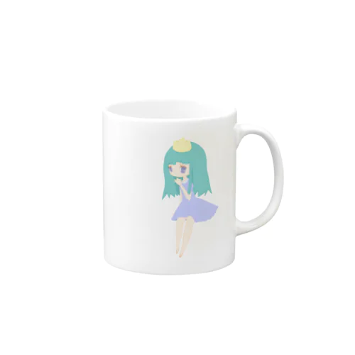 冠女の子 Mug