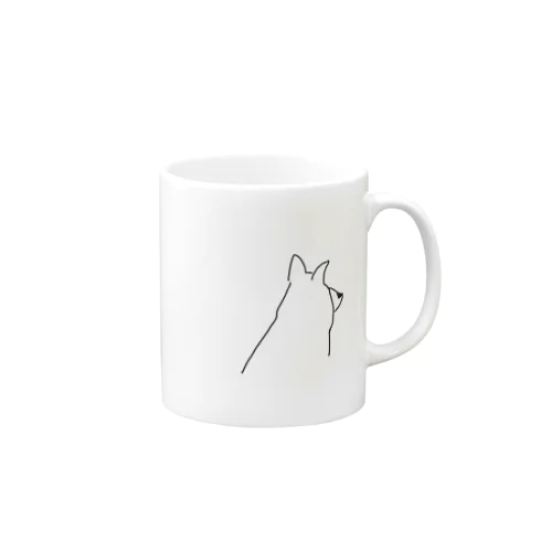 ゆるい犬 Mug