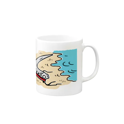 浜辺のリュウグウノツカイ Mug