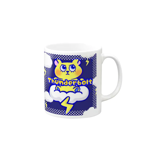 お天気くまちゃんず。雷 Mug