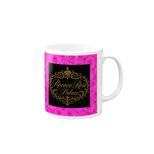 ショッキングピンク💖ロココローズパレス🌹✨️ Mug