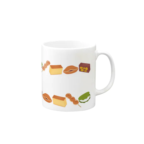 和菓子セット Mug
