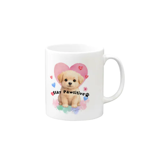 Stay Pawsitive  Mug