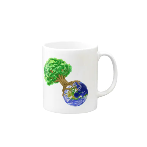 世界樹地球 マグカップ