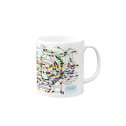 Tokyo Metro route map Mug