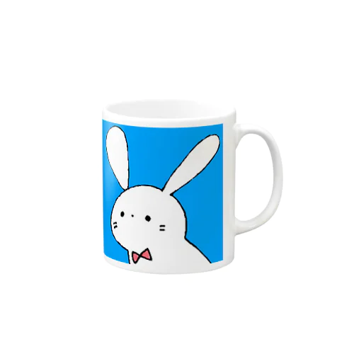 ウサギさんシリーズ（青） Mug