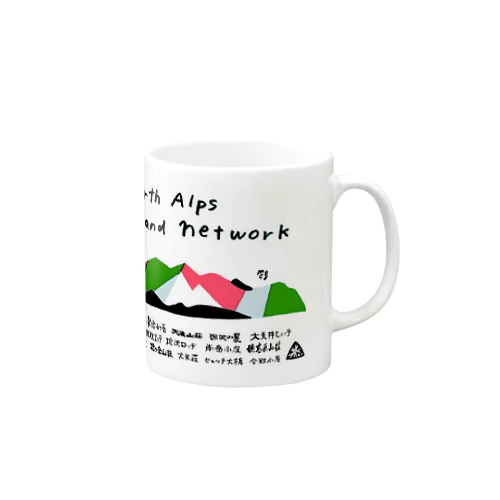 公式グッズB（加盟山小屋全部入り） Mug