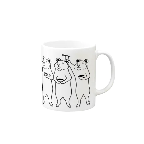 ハムスターズ 動物イラスト Mug