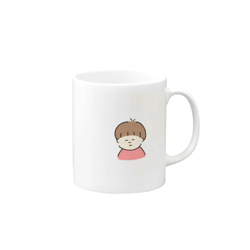 エンドウの似顔絵 Mug