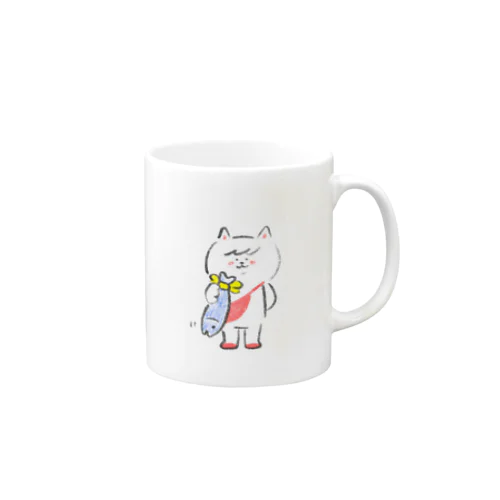 ポシェットにゃんこ協会 おさかなギフト Mug