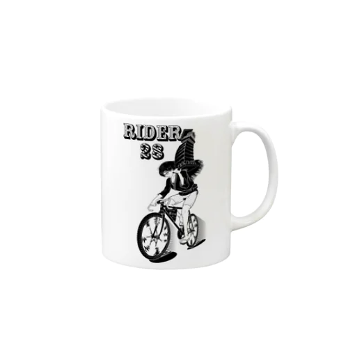 rider28 #1 (black ink) Mug