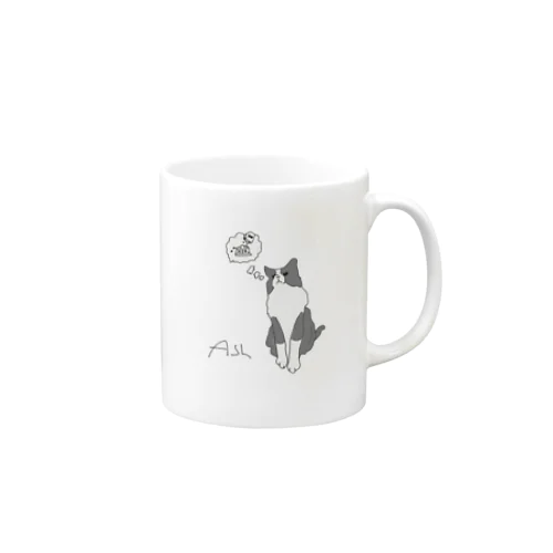 アッシュのマグカップ Mug