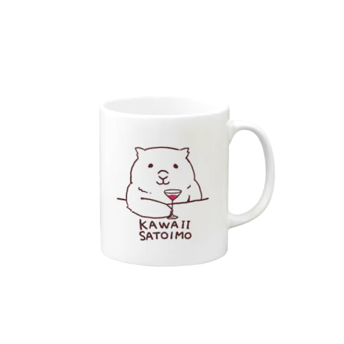 ウォンバット（kawaii satoimo） Mug