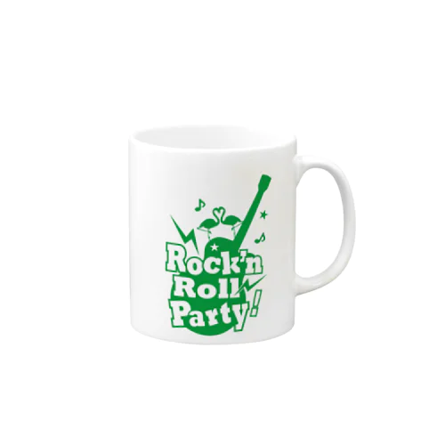 Rock'n Roll Party green Mug